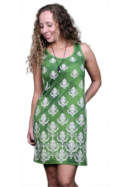 VESTIDO REGATA CURTO VERDE