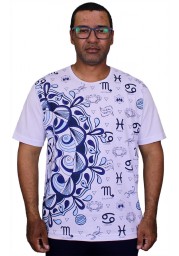 MANDALA ÁGUA T. SHIRT ALGODAO   