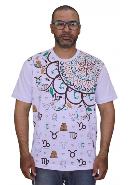 MANDALA TERRA T. SHIRT ALGODAO     