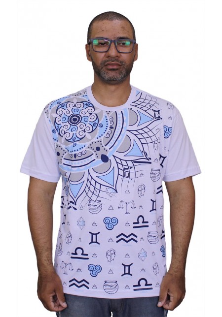 MANDALA AR T. SHIRT ALGODAO  